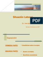 Situación Laboral: Dr. Germán Lora Álvarez