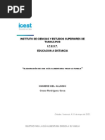 “Elaboración de Una Guía Alimentaria Para Su Familia”