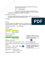 Ejercicios de concentración y preparación de soluciones químicas