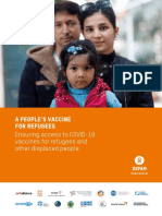 Oxfam Report - A People's Vaccine For Refugees