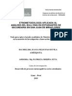 2015 - Davila - Etnometodología Aplicada Al Análisis Del Bullying en Estudiantes de Secundaria