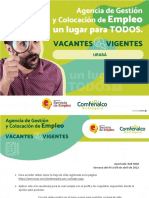 Vacantes Agencia Urabá