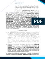 Contrato de Prestacion de Servicios Generales - Asesor