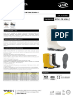 Ficha Técnica: Bota PVC V-Flex 923 Sin Puntera (Blanca)