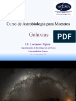 Curso de Astrobiología para Maestros: Galaxias y la Vía Láctea