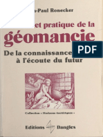 Theorie&pratique geomancie - J.P. Roneckerextrait