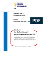 Nota Tecnica, La Definicion Del Marketing en El Siglo XXI