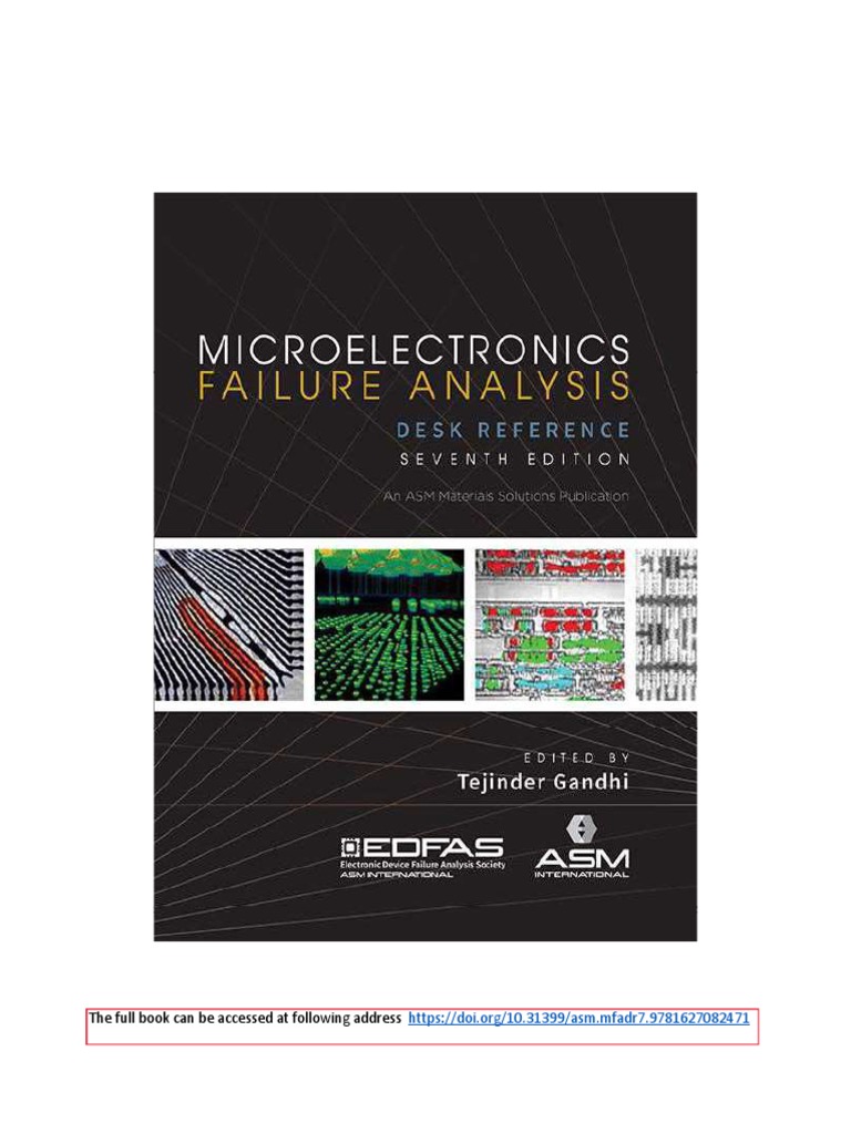 Failure Analysis of Capacitors and Inductors With ASM Cover Copyright