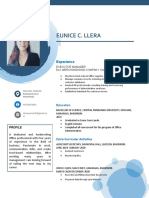 Eunice Llera Resume Summary