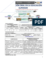 Guía Comunicación Oral Ii Idiomas Unidad I