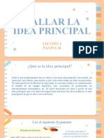 6° Hallar idea principal