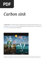 Carbon sinks: reservoirs that store CO2