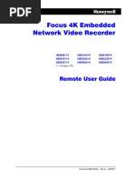 Focus 4K ENVR Remote User Guide - RevA