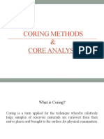 Coring Methods & Core Analysis