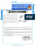 01 El Diccionario Cuarto de Primaria