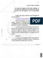 Se Agrega Informe Justificado: Rocío SR