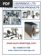 Linear Motion Products: Euro-Bearings LTD