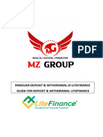 Panduan Deposit & Withdrawal Di Litefinance Guide For Deposit & Withdrawal Litefinance