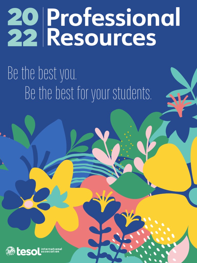 Be The Best You. Be The Best For Your Students PDF English As A Second Or Foreign Language