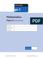 Ks1 Mathematics 2017 Paper 2