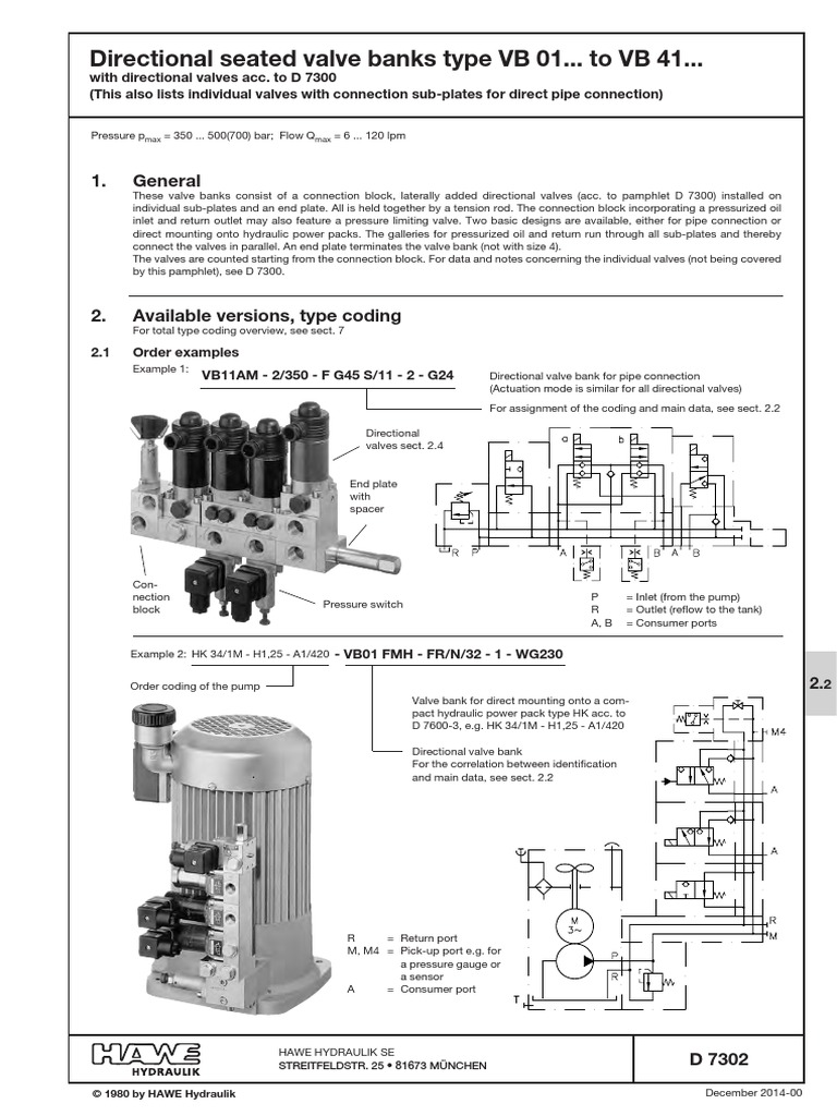 Dokumen - Tips - Directional Seated Valve Banks Type VB 01 To VB D 7302 ...