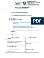 Detailed Lesson Plan in English XI by Mylen M. Tripoli - Final