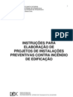 Projetos de Instalacoes Preventivas Contra Incendio de Edificacao