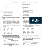 Unit 1 a&B Gram Tests