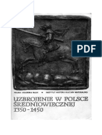 Uzbrojenie W Polsce Średniowiecznej 1350-1450