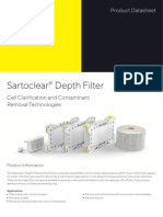 Sartoclear Depth Filter Datasheet en B 2487286 Sartorius PDF Data