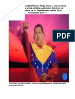 Palabras del Comandante Hugo Chávez Frías a los Jovenes Trujillanos Septiembre 2012