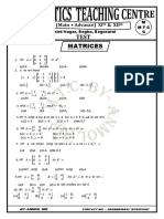 Matrices Test: For - JEE (Main + Advance) XI & Xii