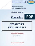 Stratégie Industrielle Cours s6 PDF