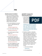 Interactions: Reinforcement Activities: ACTIVITY: Answer The Following Questions