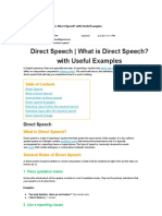 Direct Speech - What Is Direct Speech? With Useful Examples