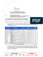 Servicios eléctricos Potosí informe combustible regional Colquechaca