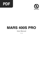 Mars 400S Pro: User Manual