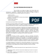 MODELO DE PREVENCION DE DELITO REVISION