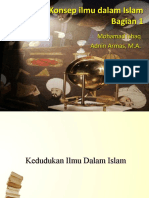 Konsep Ilmu DLM Islam