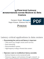 Enabling Flow-Level Latency Measurements Across Routers in Data Centers - PPT