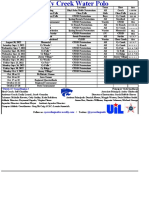 2022 CC Polo Schedule