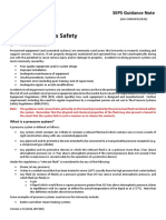 SEPS Guidance on Pressure Systems Safety