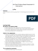 Domain Four: Whole Class Evidence-Based Assessment & Intervention
