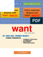 LECCION 1 - Want and Want To
