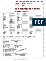 Singular and Plulal Nouns