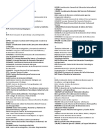 Acrónimos - SEP -  PDF