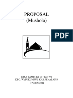 Contoh Proposal Mushola RT 07