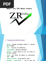 Module 3 _ FOREX – CFD – MATIERES PREMIERES