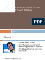 Big Data Analysis and Visualization Using Power Bi and Tableau