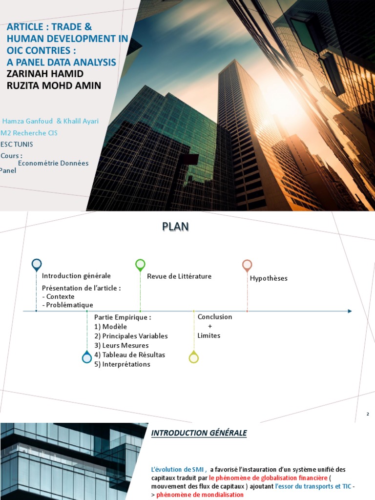 Trade Impact on Human Development in OIC | PDF | Finance & Money ...